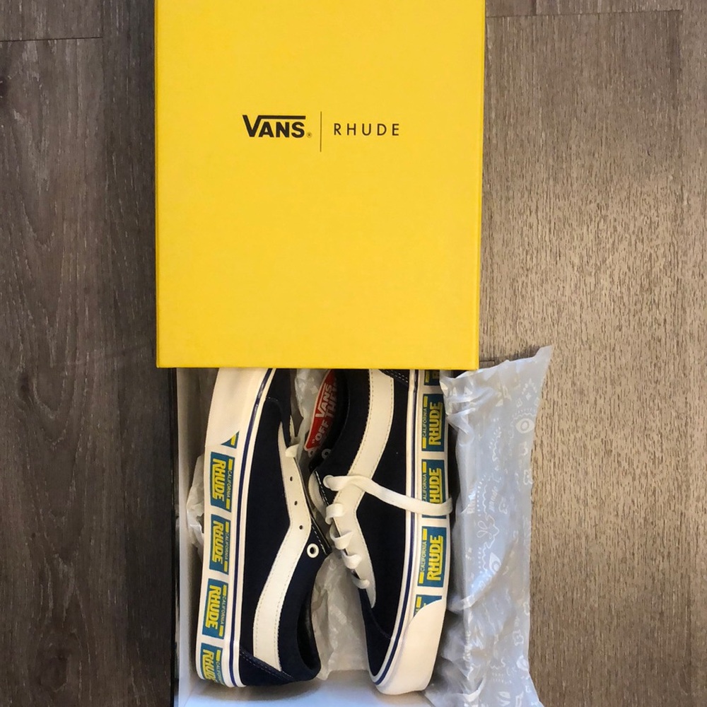 new with box rhude x vans